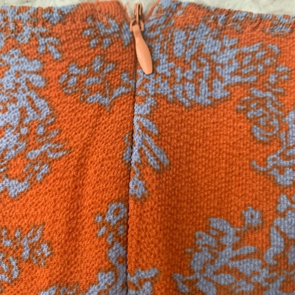 Rust and Blue Floral Romper - Picture 5 of 6